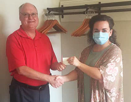 Optimists donate to Caldwell Medical Center Foundation